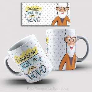 Canecas Personaliza Avós Cerâmica  Personalizada   