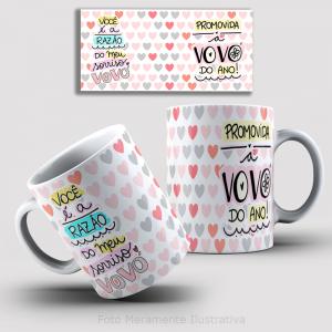 Canecas Personaliza Avós Cerâmica  Personalizada   