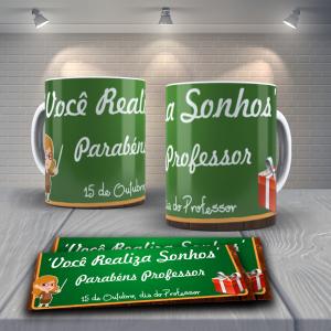 Canecas personaliza Professor Cerâmica  Personalizada   